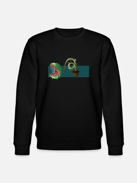 carnivorous plant - Stanley/Stella CHANGER Unisex Organic Sweatshirt - black