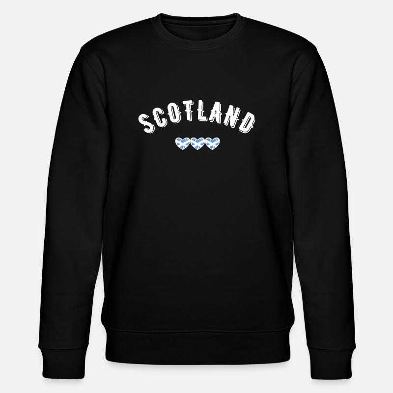 Schottland - Stanley/Stella Unisex Bio-Sweatshirt CHANGER  - Schwarz