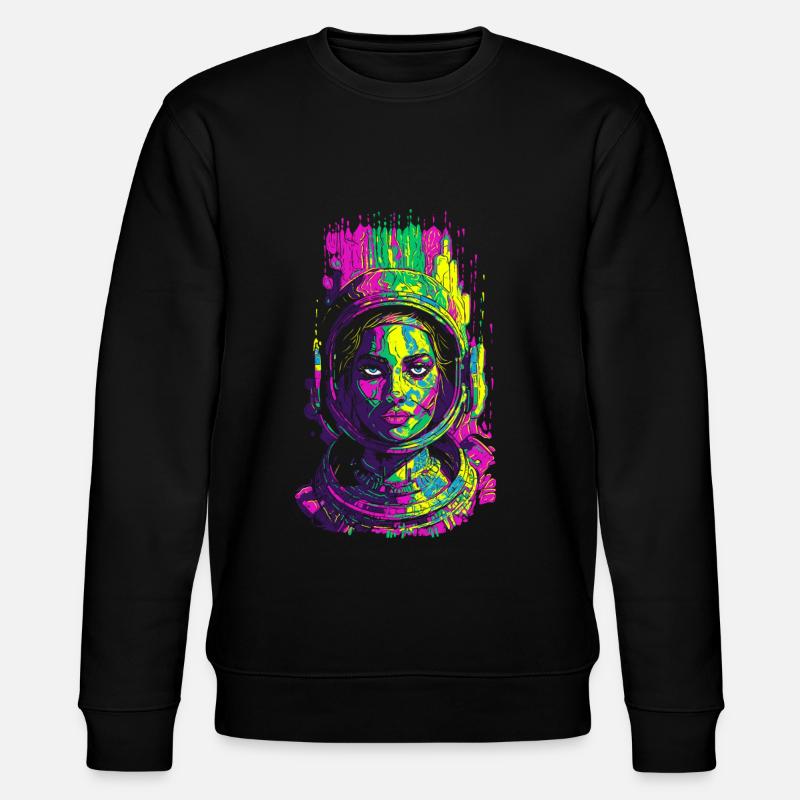 Galactic Journey - Stanley/Stella CHANGER Unisex Organic Sweatshirt - black