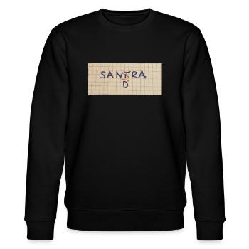 Funny gift idea for Sandra - Stanley/Stella CHANGER Unisex Organic Sweatshirt - black - Front - Nik (191cm) & Marisol (170cm)