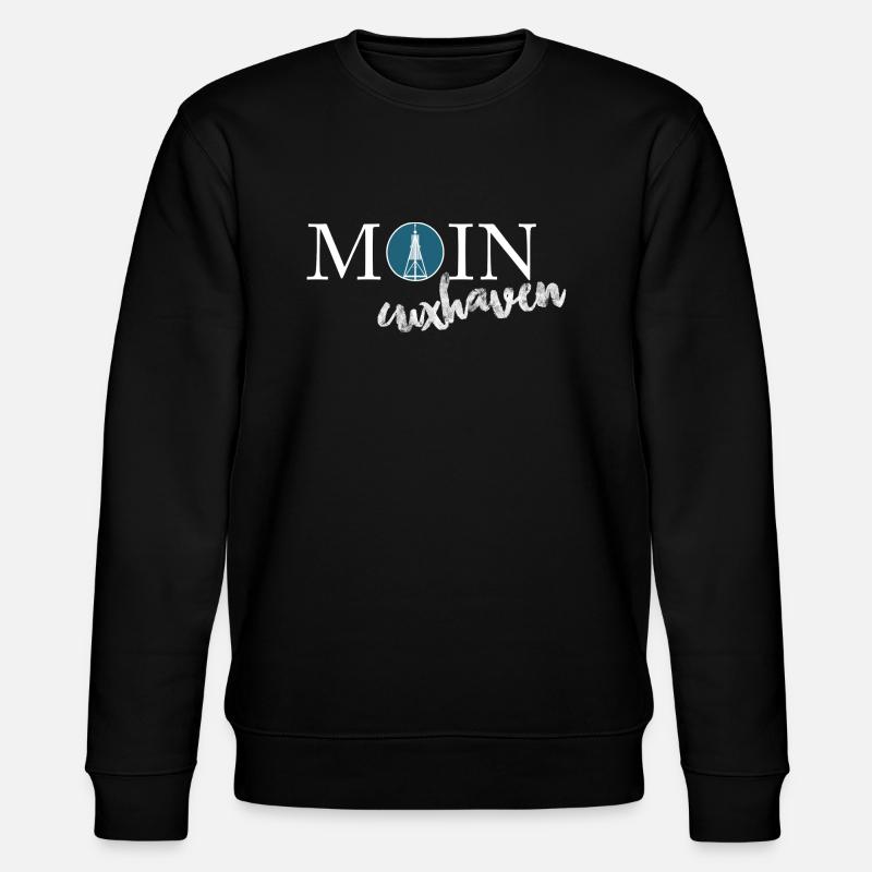 MOIN cuxhaven - Stanley/Stella Unisex Bio-Sweatshirt CHANGER  - Schwarz