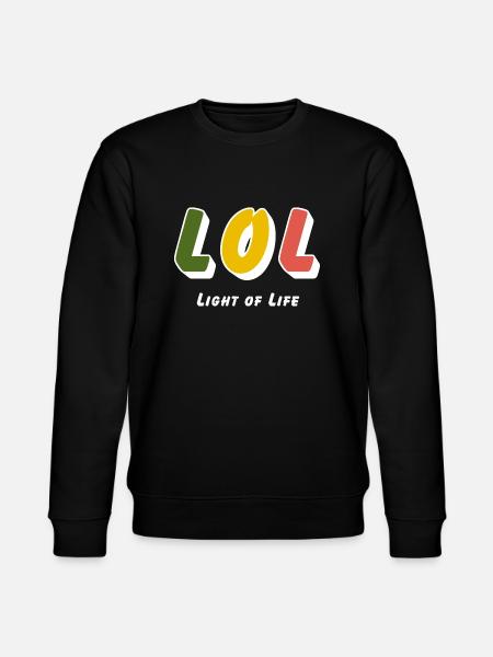 LOL - Light of Life - Stanley/Stella CHANGER Unisex Organic Sweatshirt - black