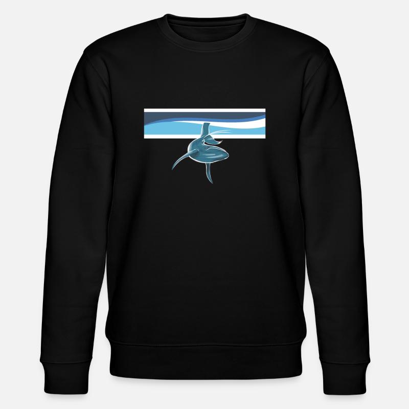 Baleine à bosse - Sweat bio CHANGER Stanley/Stella Unisexe - noir