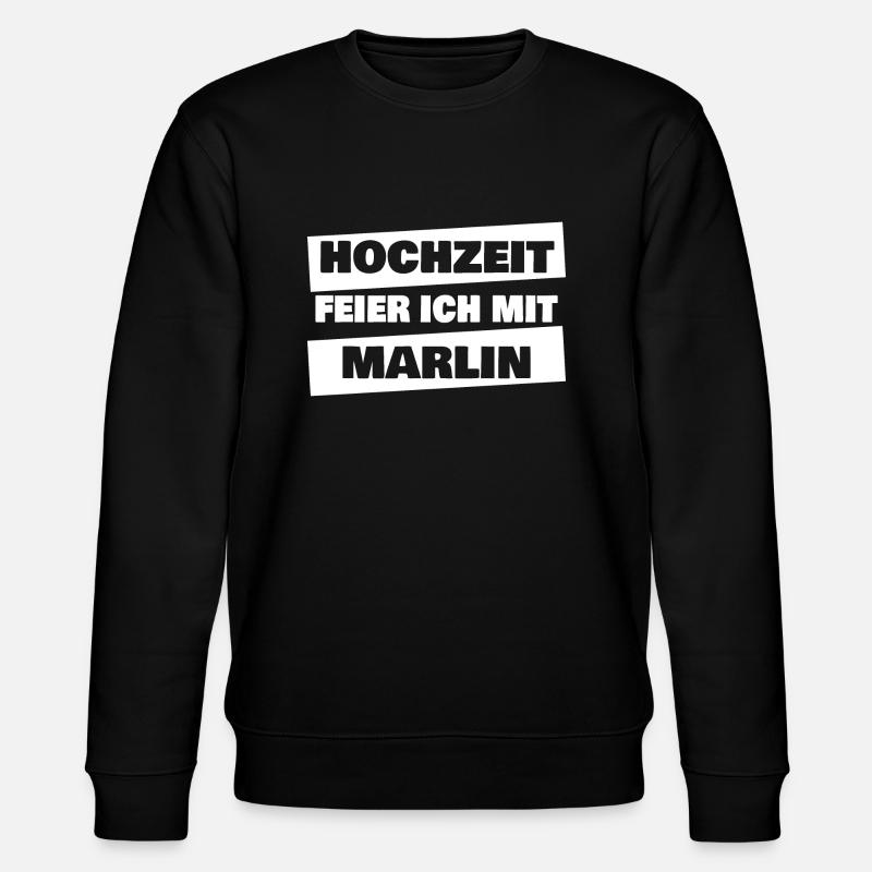 Marlin - Stanley/Stella CHANGER Unisex Organic Sweatshirt - black