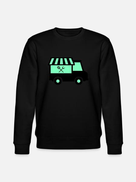 Food Truck - Stanley/Stella CHANGER Unisex Organic Sweatshirt - black