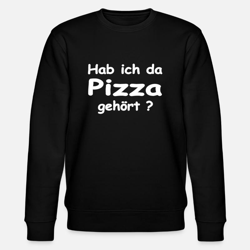 Pizza - Stanley/Stella Unisex Bio-Sweatshirt CHANGER  - Schwarz