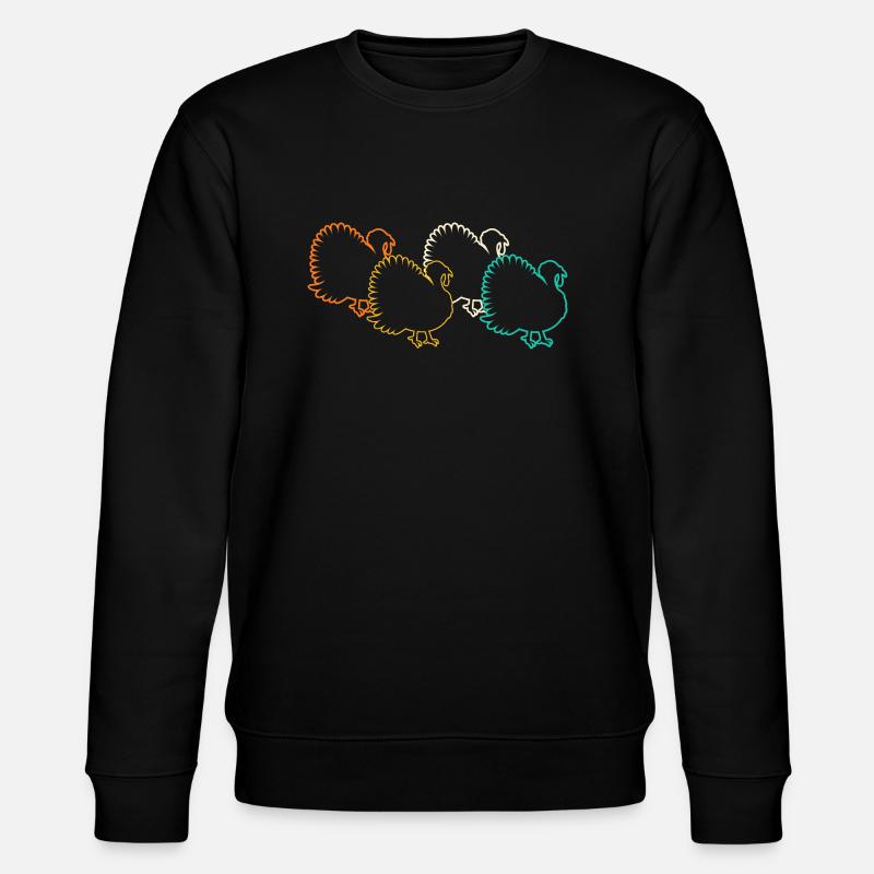 Poulets Coq Dinde - Sweat bio CHANGER Stanley/Stella Unisexe - noir
