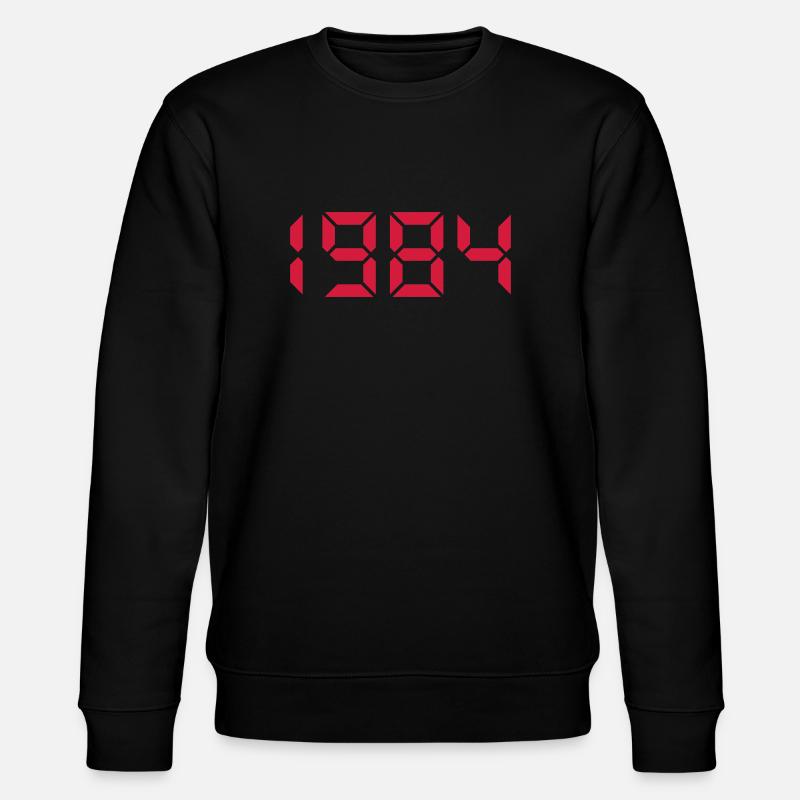 1984 - Stanley/Stella Unisex Bio-Sweatshirt CHANGER  - Schwarz