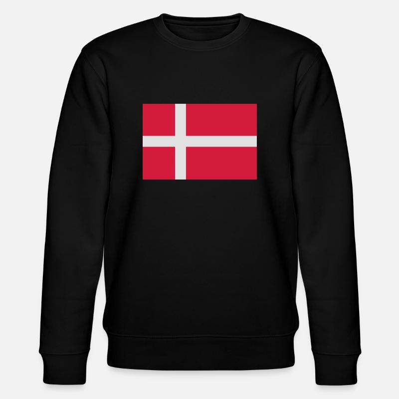 Drapeau danois - Sweat bio CHANGER Stanley/Stella Unisexe - noir