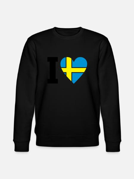 schweden_ilove_50 - Stanley/Stella CHANGER Unisex Organic Sweatshirt - black