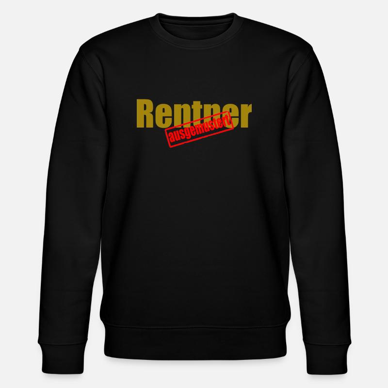 rentner - Stanley/Stella Unisex Bio-Sweatshirt CHANGER  - Schwarz