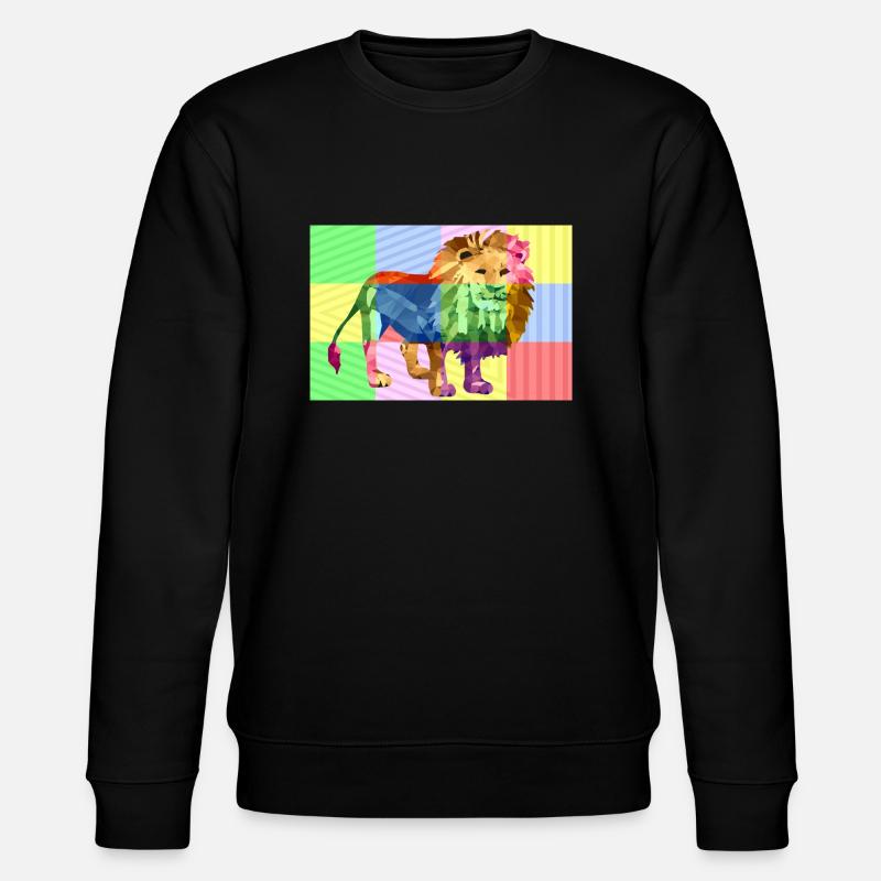 lion - Sweat bio CHANGER Stanley/Stella Unisexe - noir