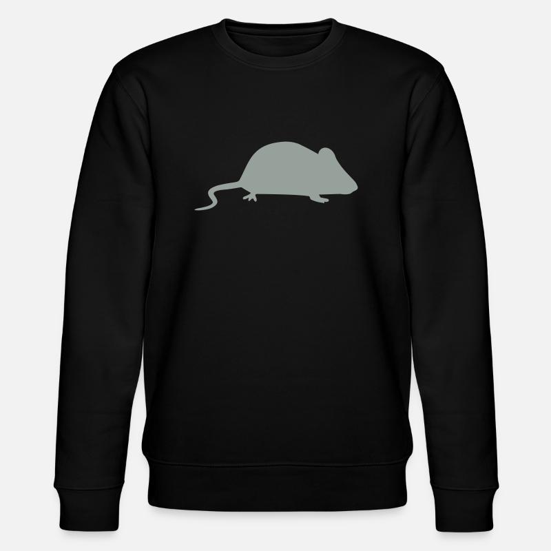 Maus - Stanley/Stella Unisex Bio-Sweatshirt CHANGER  - Schwarz