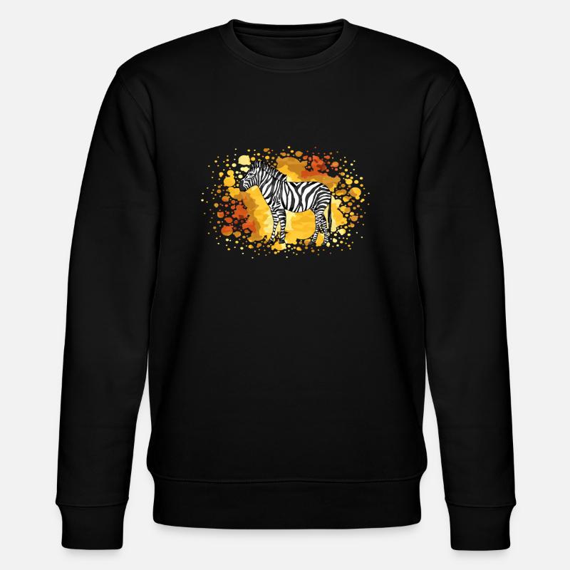 zèbre - Sweat bio CHANGER Stanley/Stella Unisexe - noir