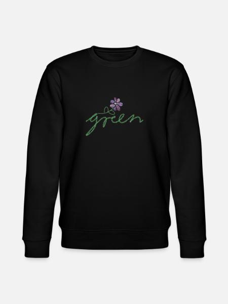 Green Nature - Stanley/Stella CHANGER Unisex Organic Sweatshirt - black