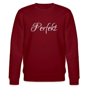 perfekt - Stanley/Stella Unisex Bio-Sweatshirt CHANGER  - Burgunderrot - Vorne - Nik (191cm) & Marisol (170cm)