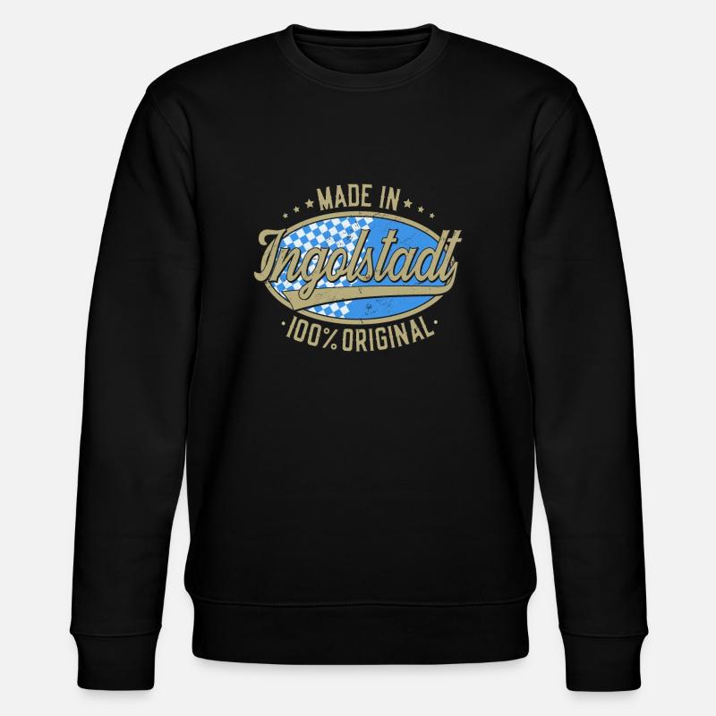 Ingolstadt Ingolstädter Original - Stanley/Stella Unisex Bio-Sweatshirt CHANGER  - Schwarz