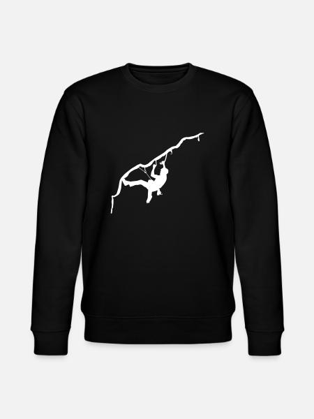 eisklettern mixed - Stanley/Stella Unisex Bio-Sweatshirt CHANGER  - Schwarz