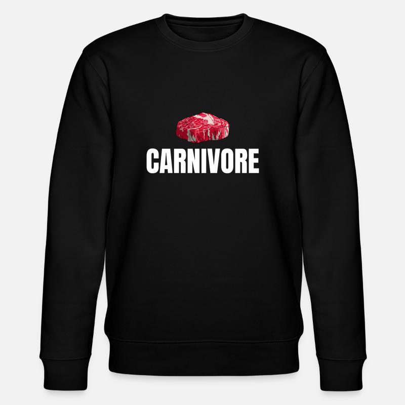 Carnivore Meat BBQ Lover - Stanley/Stella Unisex Bio-Sweatshirt CHANGER  - Schwarz