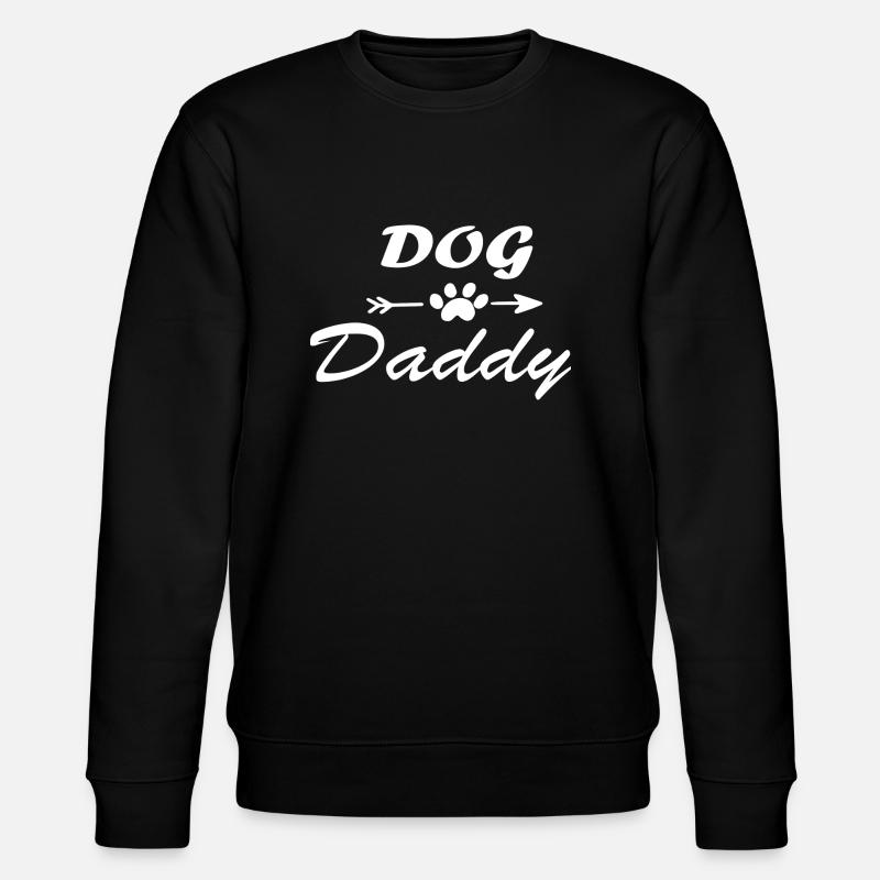 Dog Daddy - Stanley/Stella Unisex Bio-Sweatshirt CHANGER  - Schwarz