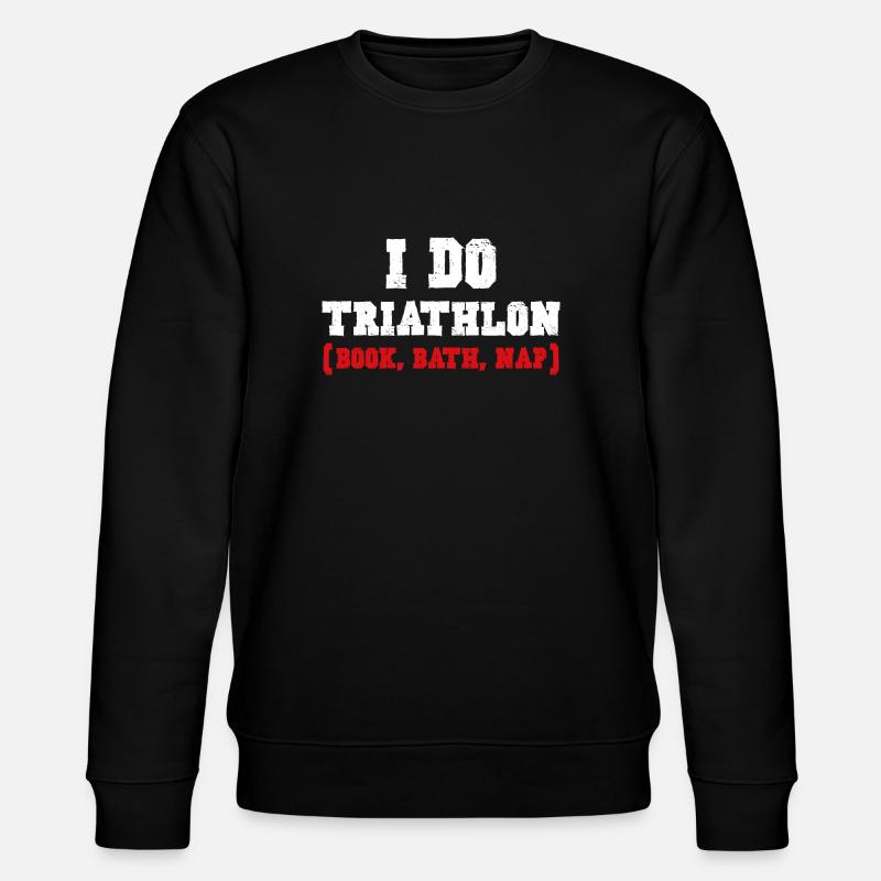 JE FAIS DU TRIATHLON - Sweat bio CHANGER Stanley/Stella Unisexe - noir