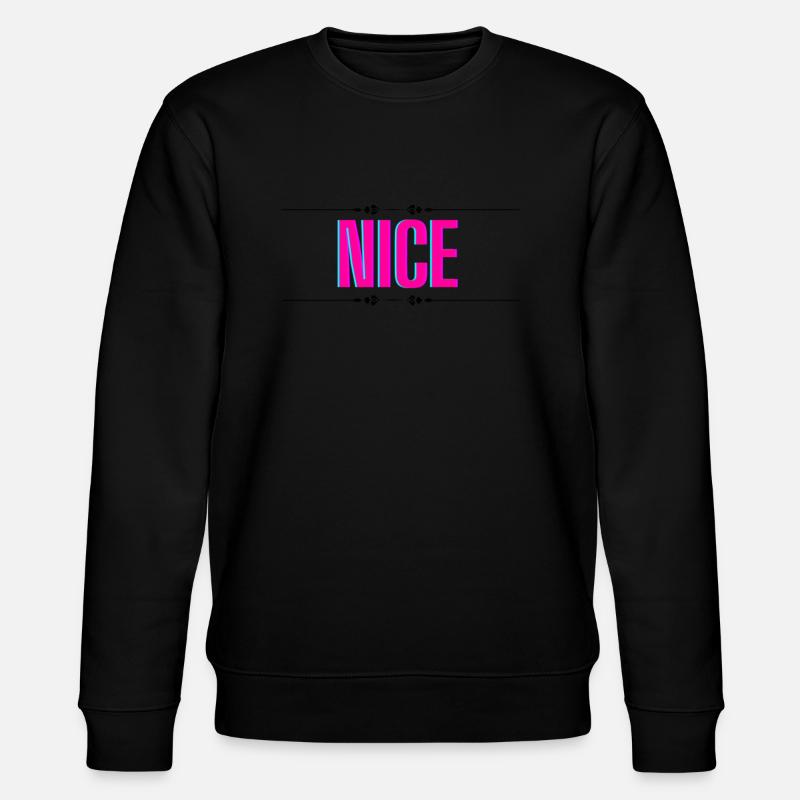 Nice! - Stanley/Stella Unisex Bio-Sweatshirt CHANGER  - Schwarz