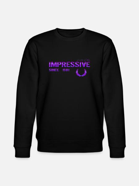 Impressive since 1981 - Stanley/Stella CHANGER Unisex Organic Sweatshirt - black
