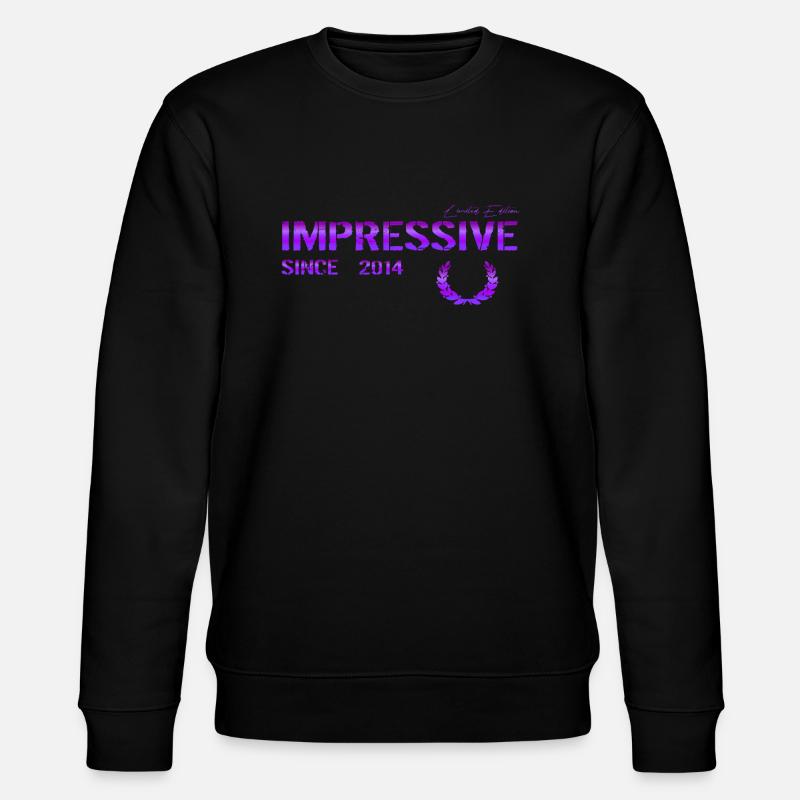 Impressive since 2014 - Stanley/Stella Unisex Bio-Sweatshirt CHANGER  - Schwarz