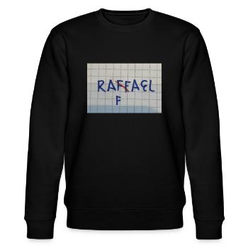 Birthday present for Rafael - Stanley/Stella CHANGER Unisex Organic Sweatshirt - black - Front - Nik (191cm) & Marisol (170cm)