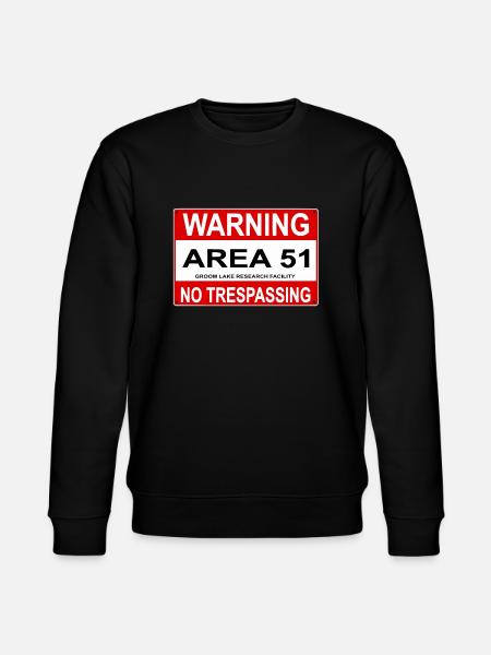 AREA 51 Shield - Stanley/Stella CHANGER Unisex Organic Sweatshirt - black
