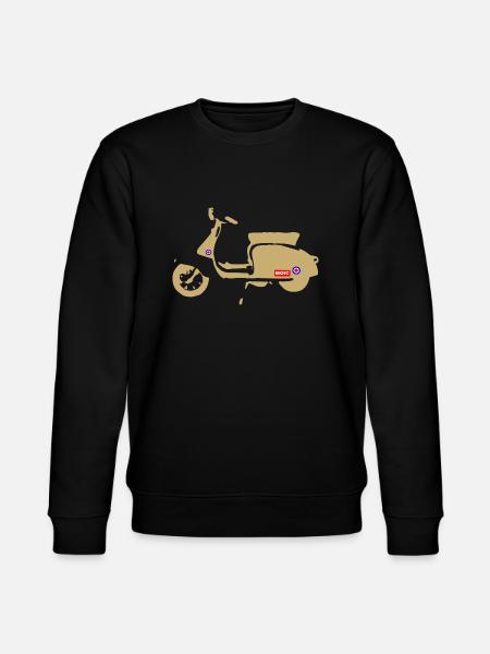 Retro Scooter - Stanley/Stella CHANGER Unisex Organic Sweatshirt - black