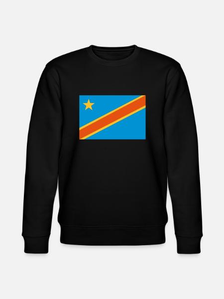 drapeau Congo Kinshasa - Congo flag - Sweat bio CHANGER Stanley/Stella Unisexe - noir