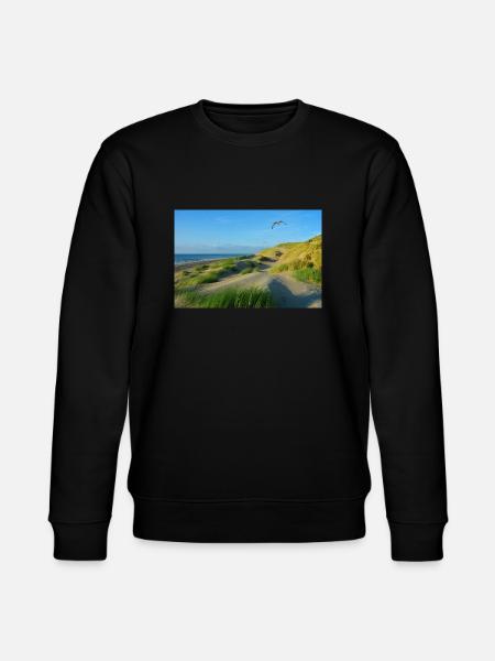 North Sea dunes - Stanley/Stella CHANGER Unisex Organic Sweatshirt - black