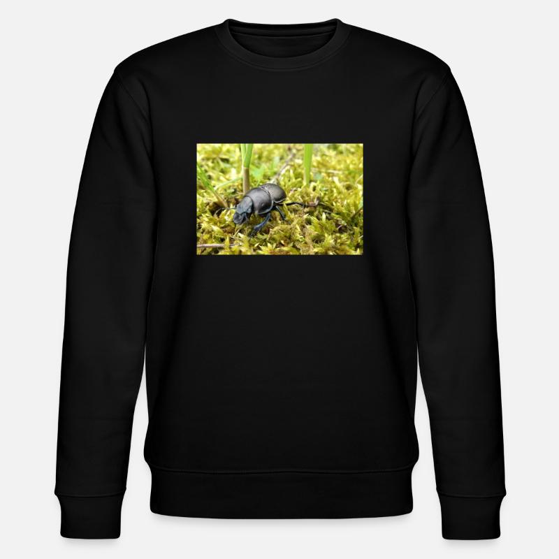 Mistkäfer Poster - Stanley/Stella Unisex Bio-Sweatshirt CHANGER  - Schwarz