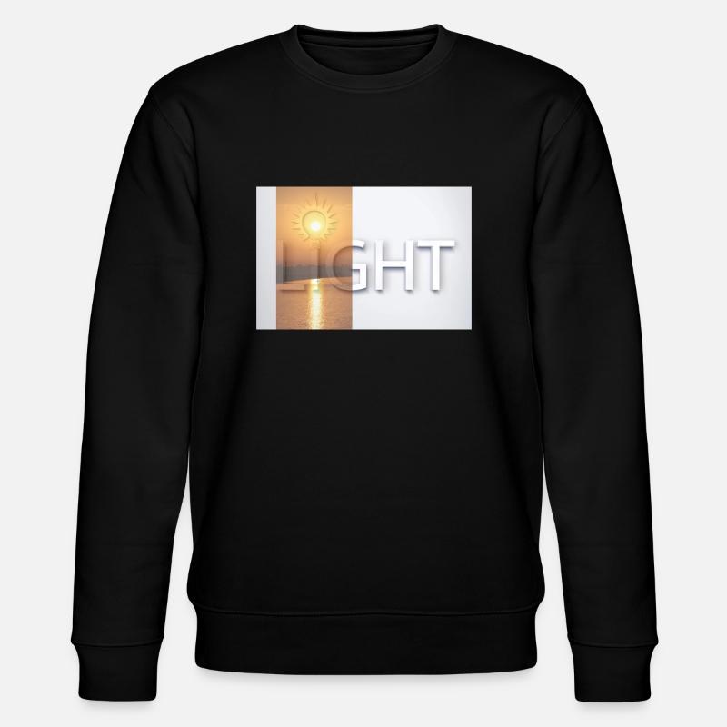 Light - Stanley/Stella CHANGER Unisex Organic Sweatshirt - black