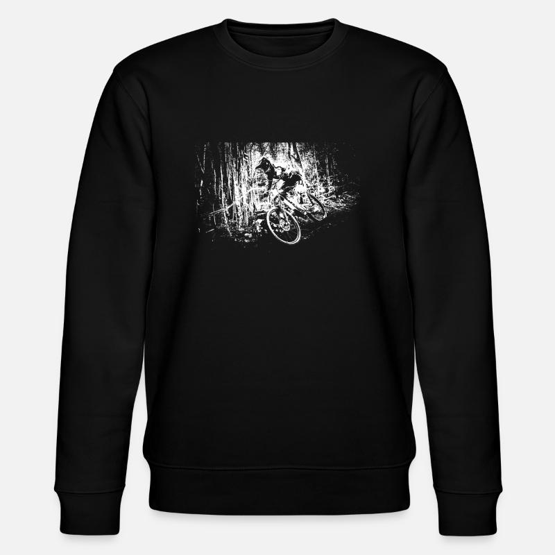 mtb downhill - Stanley/Stella Unisex Bio-Sweatshirt CHANGER  - Schwarz