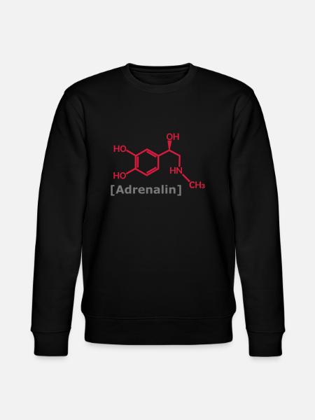 adrenaline - Stanley/Stella CHANGER Unisex Organic Sweatshirt - black