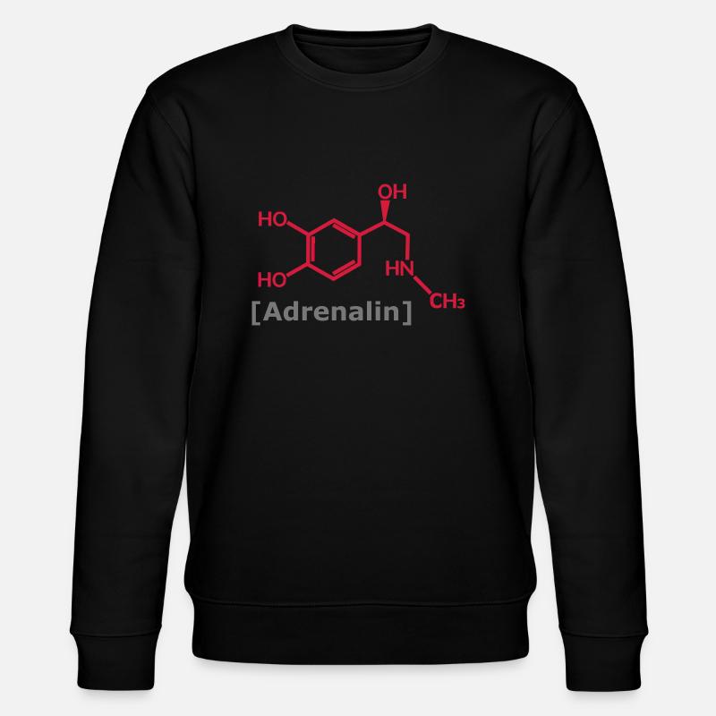 Adrenalin - Stanley/Stella Unisex Bio-Sweatshirt CHANGER  - Schwarz