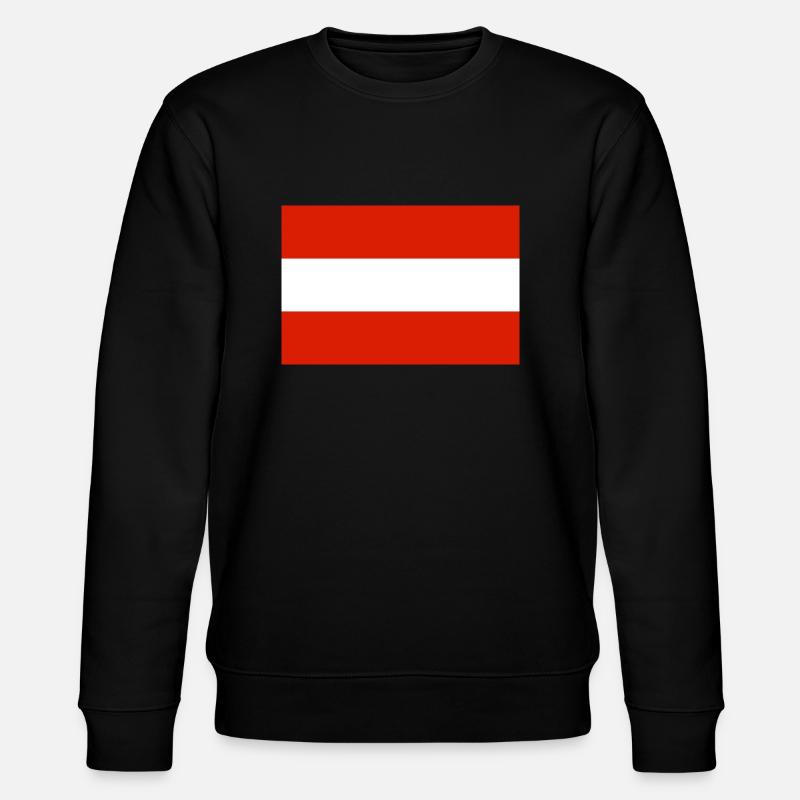 Austria Flag - Sweat bio CHANGER Stanley/Stella Unisexe - noir