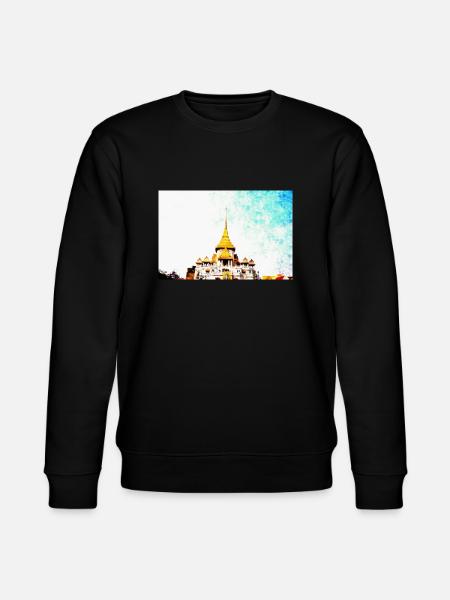 Temples in Thailand - Stanley/Stella CHANGER Unisex Organic Sweatshirt - black