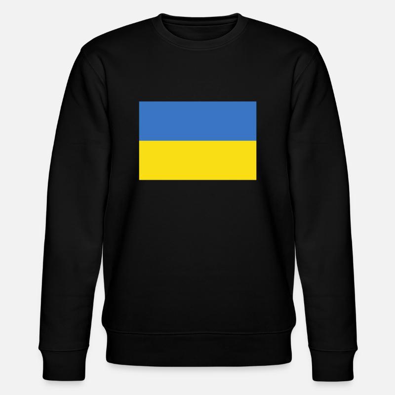 Ukraine - Stanley/Stella Unisex Bio-Sweatshirt CHANGER  - Schwarz