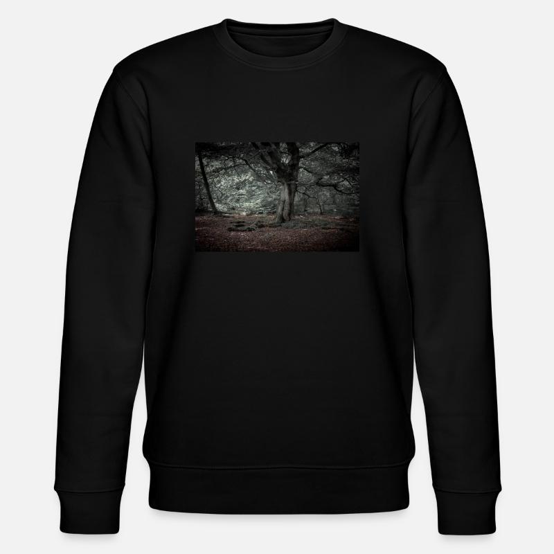 Im Märchenwald - Stanley/Stella Unisex Bio-Sweatshirt CHANGER  - Schwarz