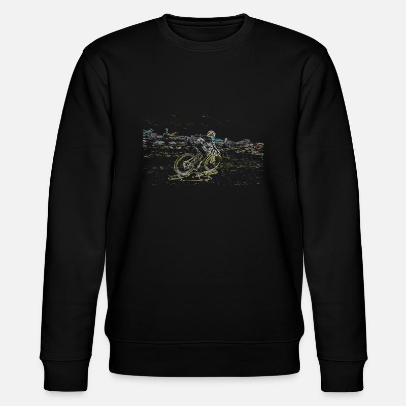 MTB MTB Downhill - Stanley/Stella Unisex Bio-Sweatshirt CHANGER - Schwarz