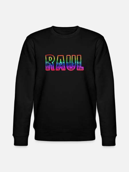 Raul rs Rainbow - Stanley/Stella CHANGER Unisex Organic Sweatshirt - black