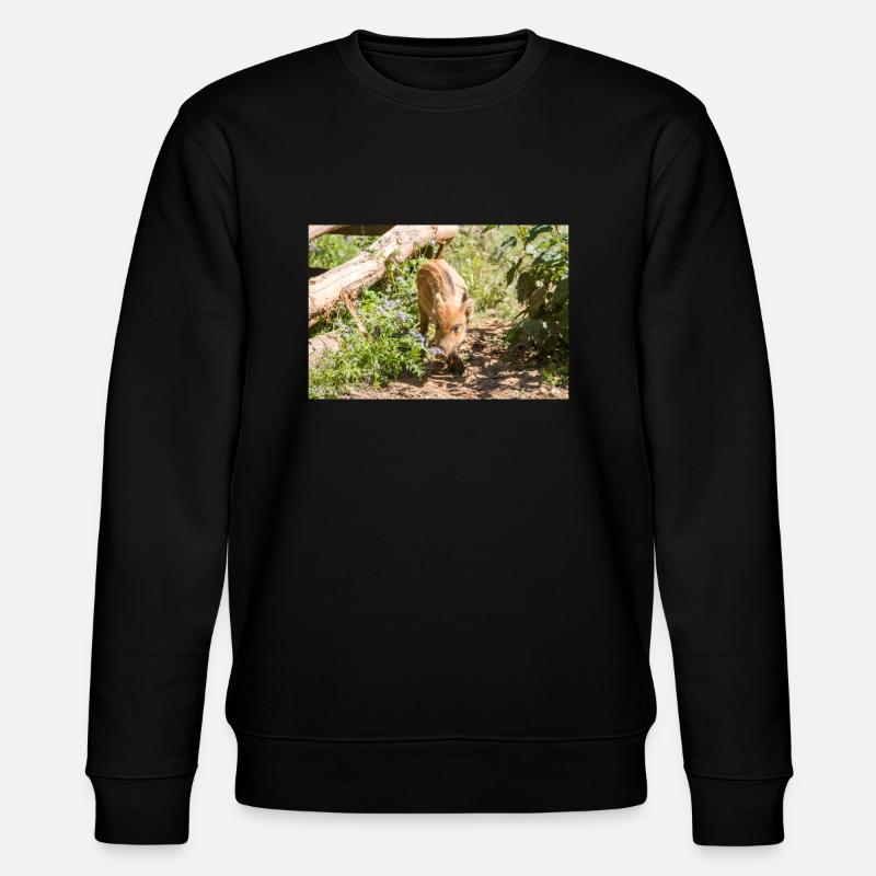 Wildschwein Sus scrofa - Stanley/Stella Unisex Bio-Sweatshirt CHANGER  - Schwarz
