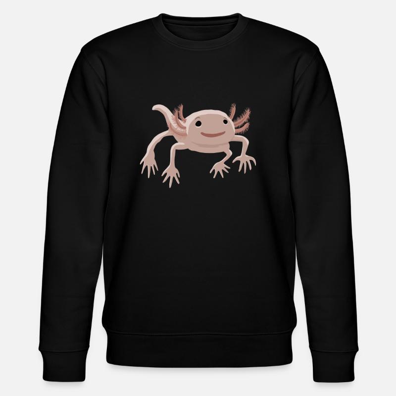 Axolotl - Stanley/Stella Unisex Bio-Sweatshirt CHANGER  - Schwarz