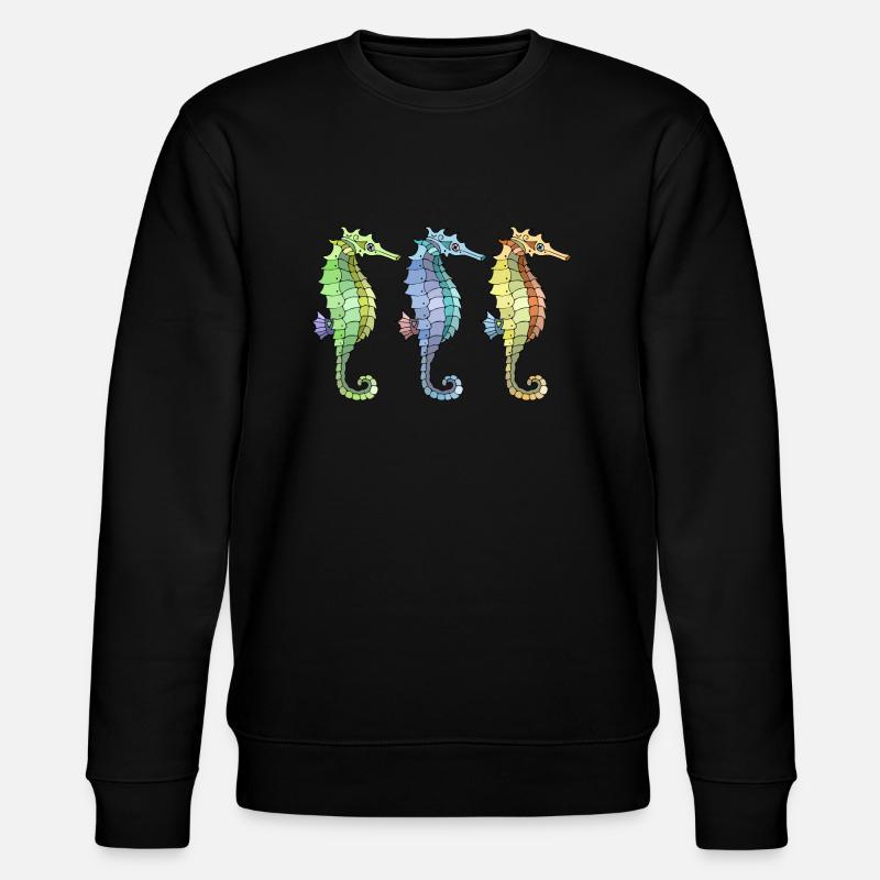 Hippocampes - Sweat bio CHANGER Stanley/Stella Unisexe - noir