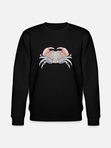 Cancer Zodiac sign - Stanley/Stella CHANGER Unisex Organic Sweatshirt - black