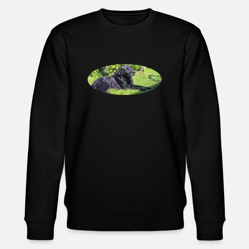Labrador - Stanley/Stella Unisex Bio-Sweatshirt CHANGER  - Schwarz