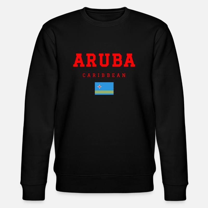 Aruba - Stanley/Stella Unisex Bio-Sweatshirt CHANGER  - Schwarz
